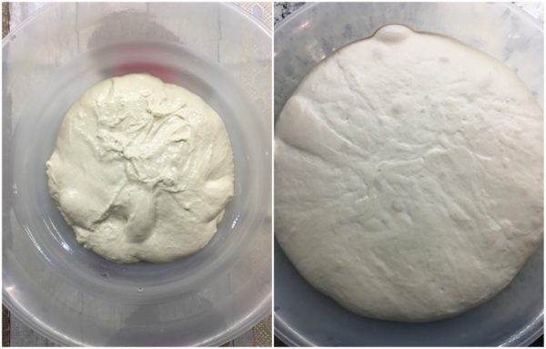 preparazione pane ciabatta a lievitazione naturale