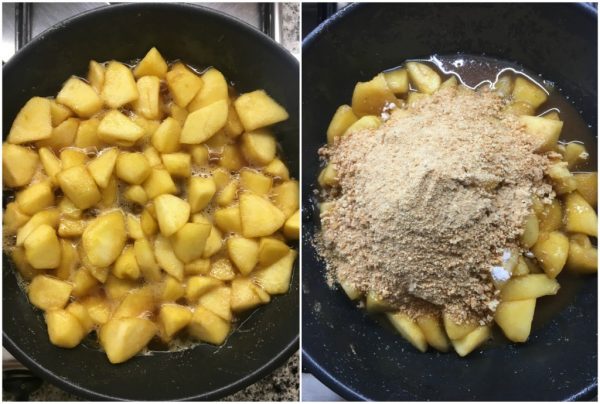 preparazione apple pie, torta di mele americana