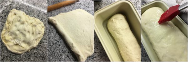 preparazione del pan bauletto di semola rimacinata con lievito madre
