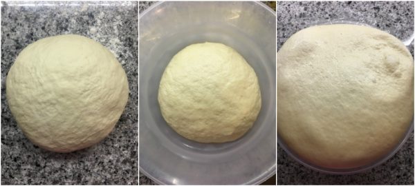 preparazione del pan bauletto di semola rimacinata con lievito madre