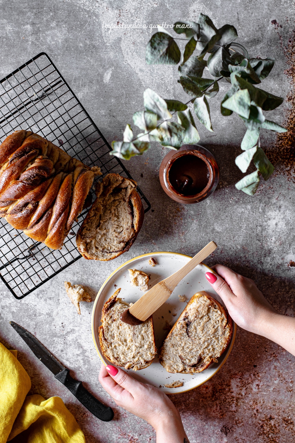 Pan brioche vegan Impastando a quattro mani